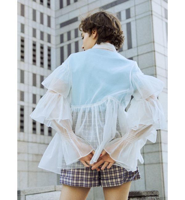 jouetie「シアーティアードフリルシャツ」|シャツ・ブラウス|