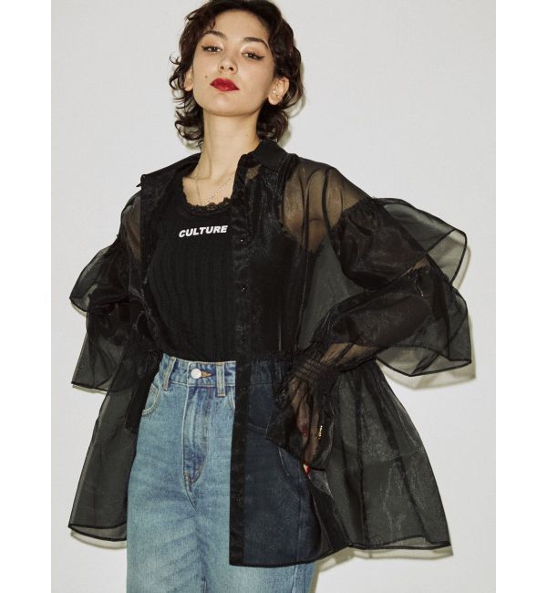 jouetie「シアーティアードフリルシャツ」|シャツ・ブラウス|