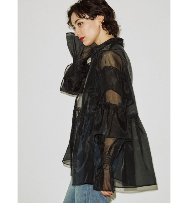 jouetie「シアーティアードフリルシャツ」|シャツ・ブラウス|