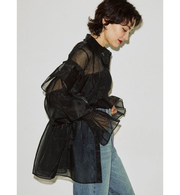 jouetie「シアーティアードフリルシャツ」|シャツ・ブラウス|