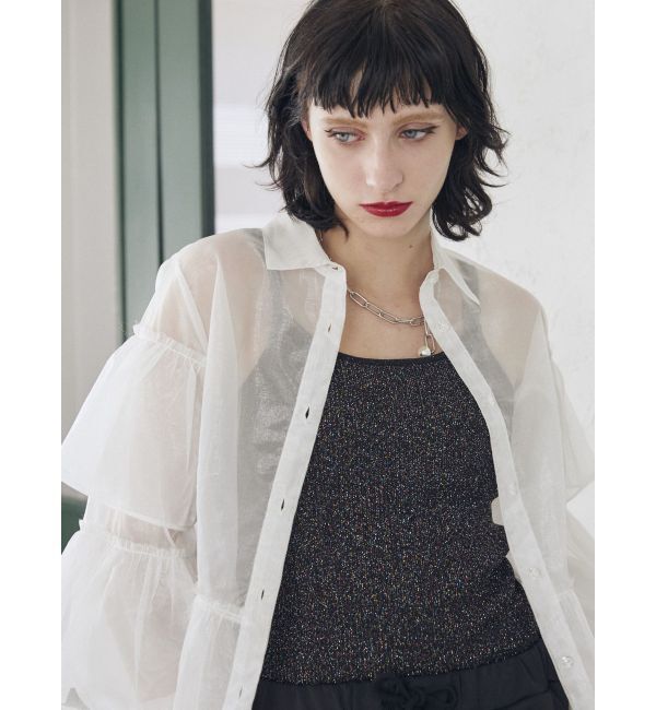 jouetie「シアーティアードフリルシャツ」|シャツ・ブラウス|