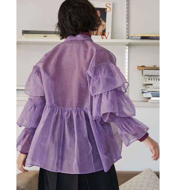 jouetie「シアーティアードフリルシャツ」|シャツ・ブラウス|