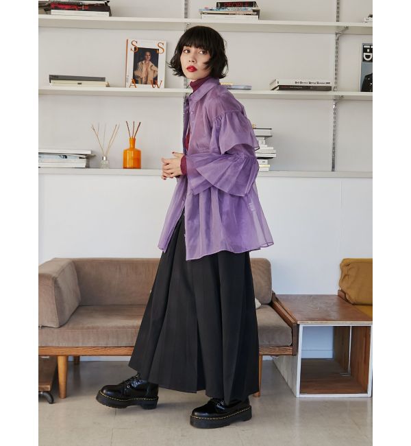 jouetie「シアーティアードフリルシャツ」|シャツ・ブラウス|