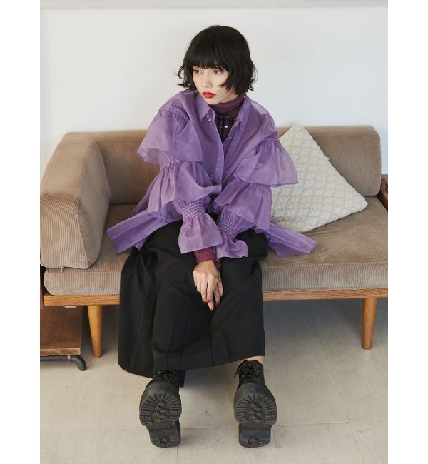 jouetie「シアーティアードフリルシャツ」|シャツ・ブラウス|