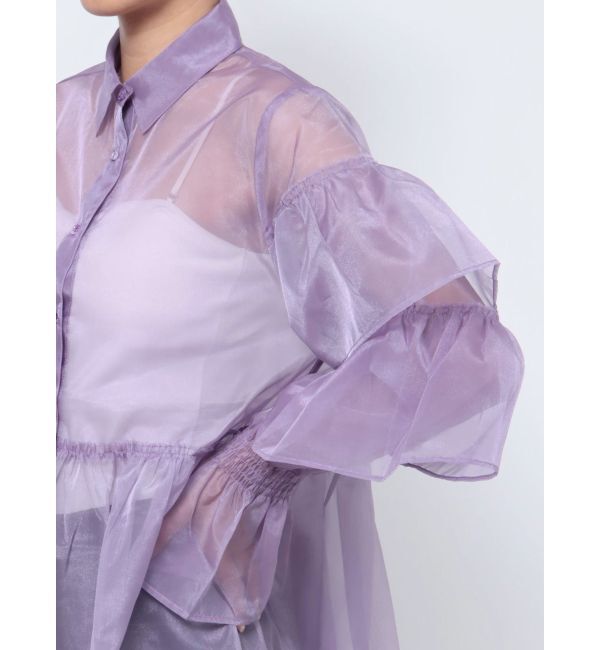 jouetie「シアーティアードフリルシャツ」|シャツ・ブラウス|