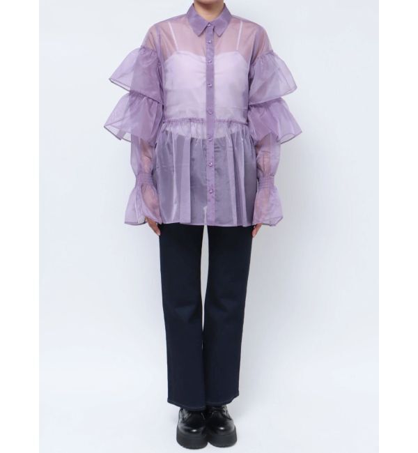 jouetie「シアーティアードフリルシャツ」|シャツ・ブラウス|