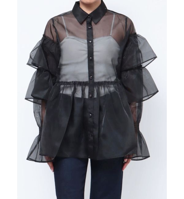 jouetie「シアーティアードフリルシャツ」|シャツ・ブラウス|