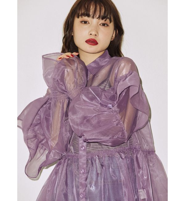 jouetie「シアーティアードフリルシャツ」|シャツ・ブラウス|