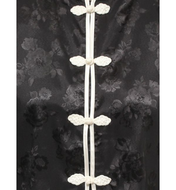 jouetie「ショルダーフリルショートチャイナシャツ」|シャツ・ブラウス|