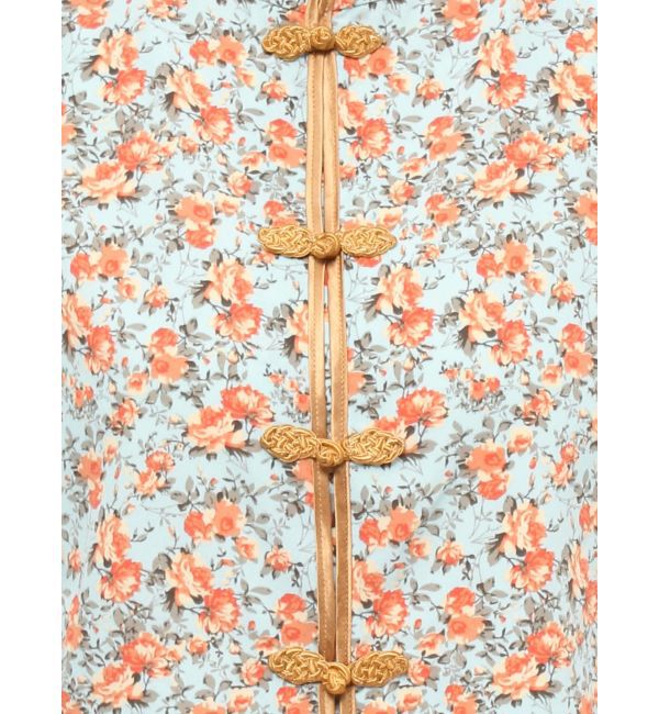 jouetie「ショルダーフリルショートチャイナシャツ」|シャツ・ブラウス|