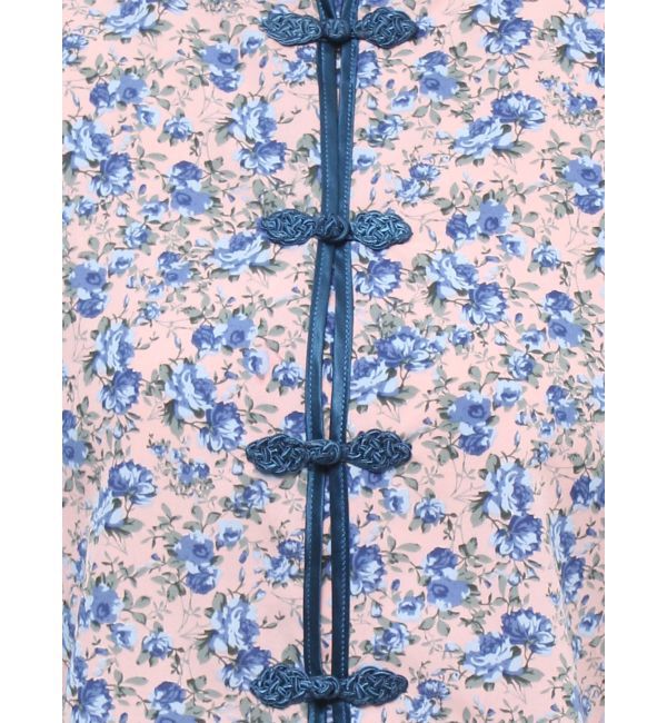 jouetie「ショルダーフリルショートチャイナシャツ」|シャツ・ブラウス|