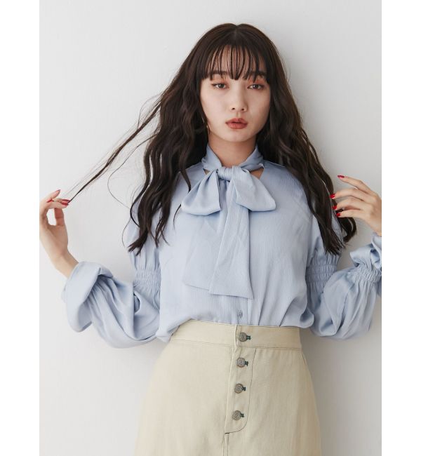 jouetie「リボンタイブラウス」|シャツ・ブラウス|