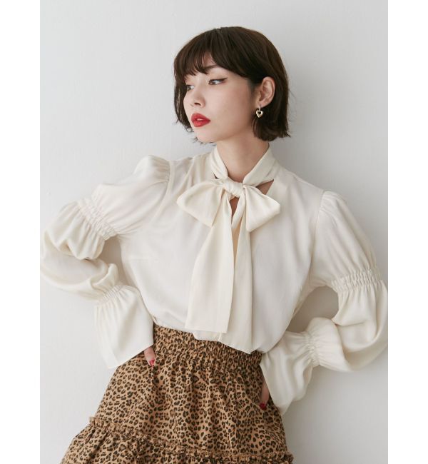 jouetie「リボンタイブラウス」|シャツ・ブラウス|