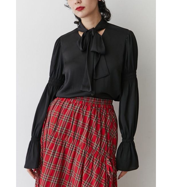 jouetie「リボンタイブラウス」|シャツ・ブラウス|ブラック