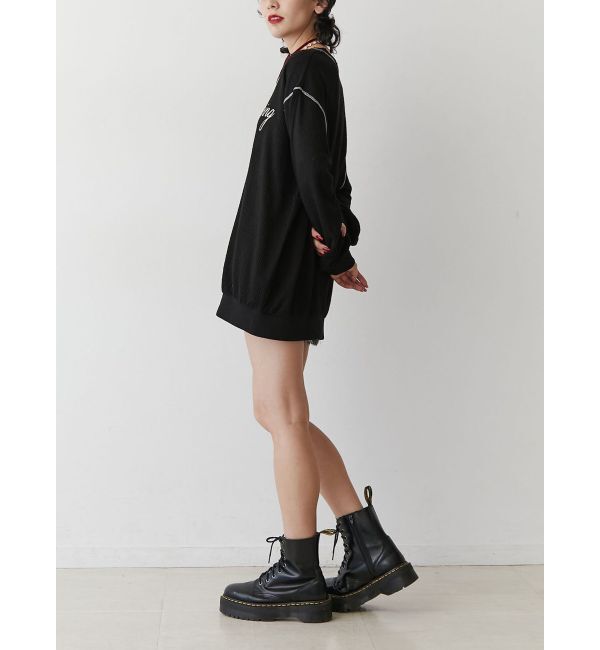 jouetie「ニットライクロゴプルオーバー」|Tシャツ・カットソー|