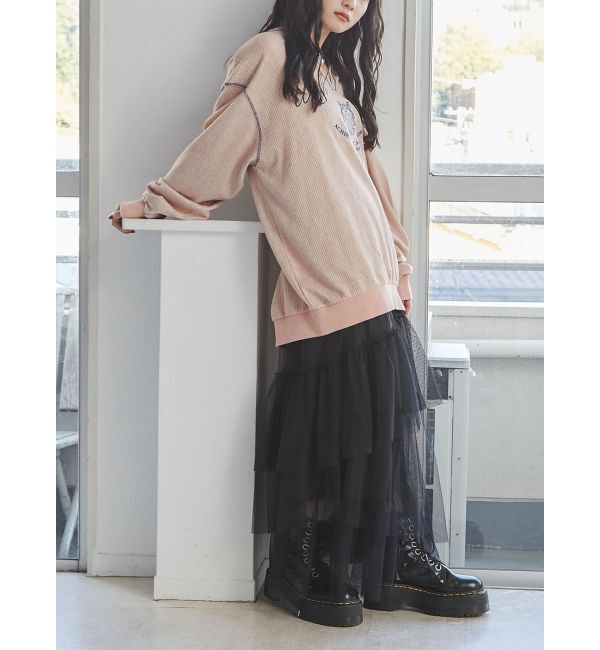 jouetie「ニットライクロゴプルオーバー」|Tシャツ・カットソー|