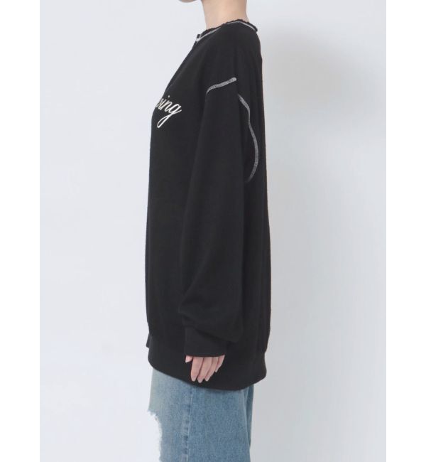 jouetie「ニットライクロゴプルオーバー」|Tシャツ・カットソー|