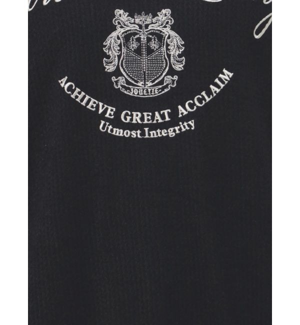 jouetie「ニットライクロゴプルオーバー」|Tシャツ・カットソー|