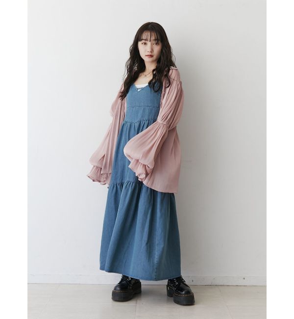 jouetie「ボリュームスリーブシアーシャツ」|シャツ・ブラウス|