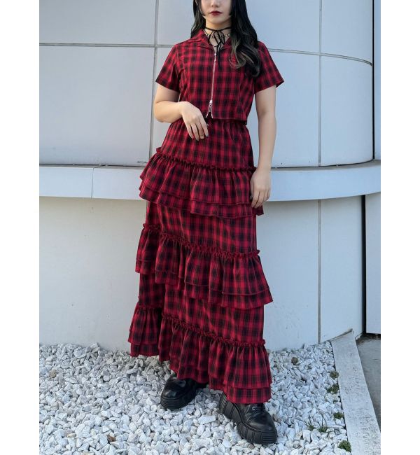 jouetie「カラーステッチコンパクトZIPシャツ【セットアップ対応】」|シャツ・ブラウス|