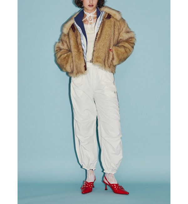 jouetie「ナイロンフリースリバーシブルブルゾン【セットアップ対応】」|ブルゾン・スタジャン|