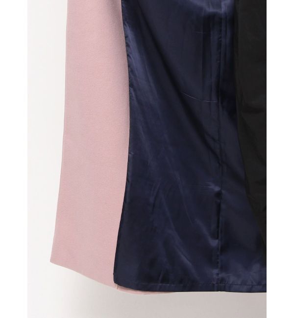 jouetie「ダブルブレストロングコート」|チェスターコート|