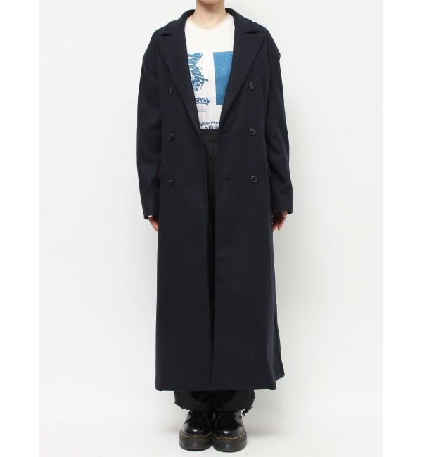 jouetie「ダブルブレストロングコート」|チェスターコート|