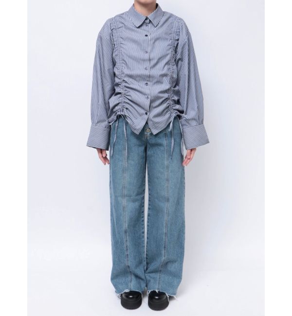 jouetie「リボンギャザーシャツ」|シャツ・ブラウス|