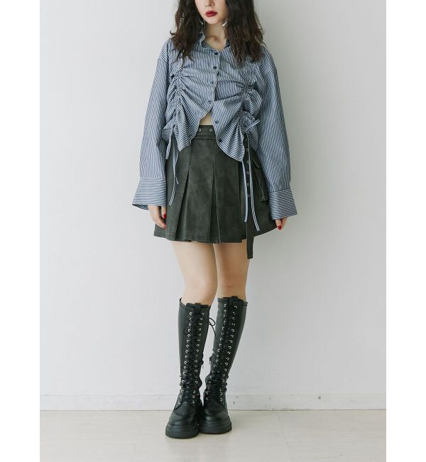 jouetie「リボンギャザーシャツ」|シャツ・ブラウス|