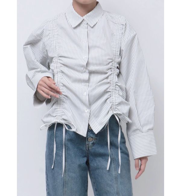 jouetie「リボンギャザーシャツ」|シャツ・ブラウス|