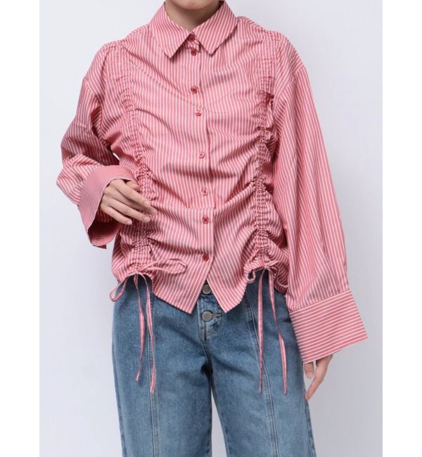 jouetie「リボンギャザーシャツ」|シャツ・ブラウス|