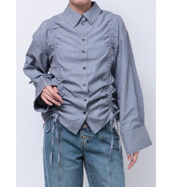 jouetie「リボンギャザーシャツ」|シャツ・ブラウス|