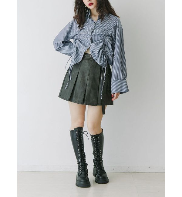 jouetie「リボンギャザーシャツ」|シャツ・ブラウス|