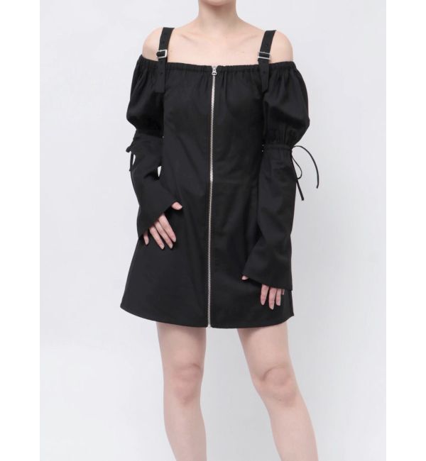 jouetie「オフショルミニジャンスカ」|ワンピース|ブラック