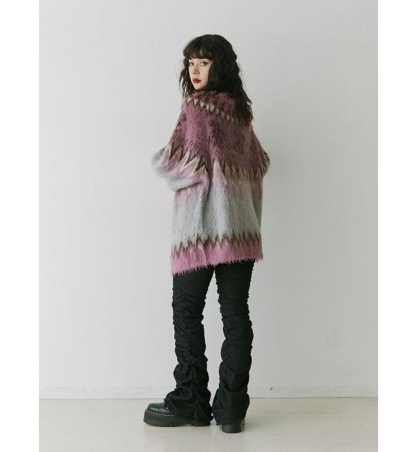 jouetie「ギャザーフレアパンツ」|デニム|