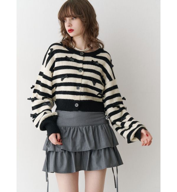 jouetie「2WAYリボンカーデ」|カーディガン|