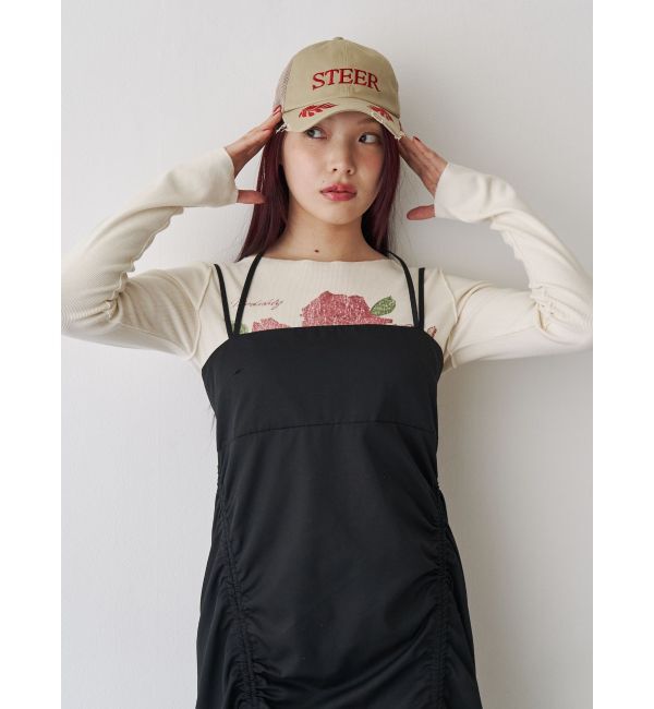 jouetie「イレギュラーギャザーキャミワンピース」|ワンピース|