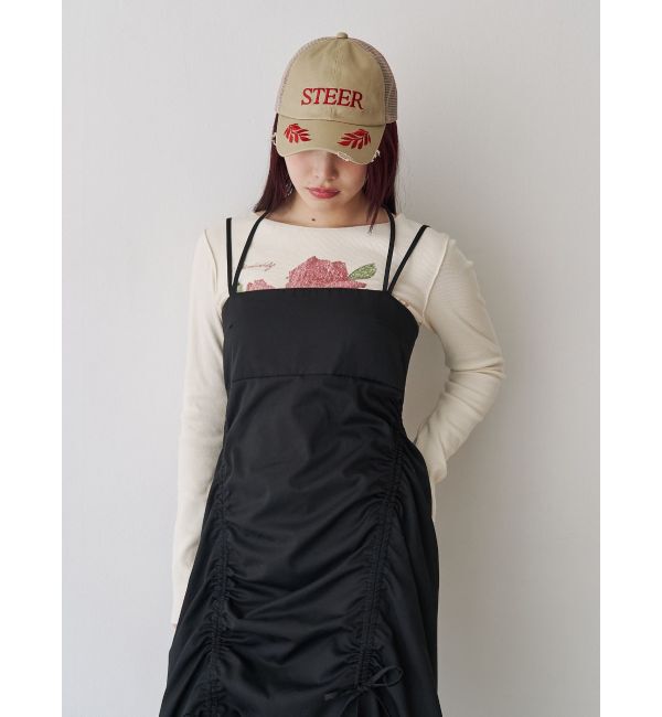 jouetie「イレギュラーギャザーキャミワンピース」|ワンピース|