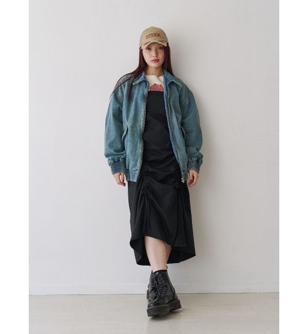 jouetie「イレギュラーギャザーキャミワンピース」|ワンピース|