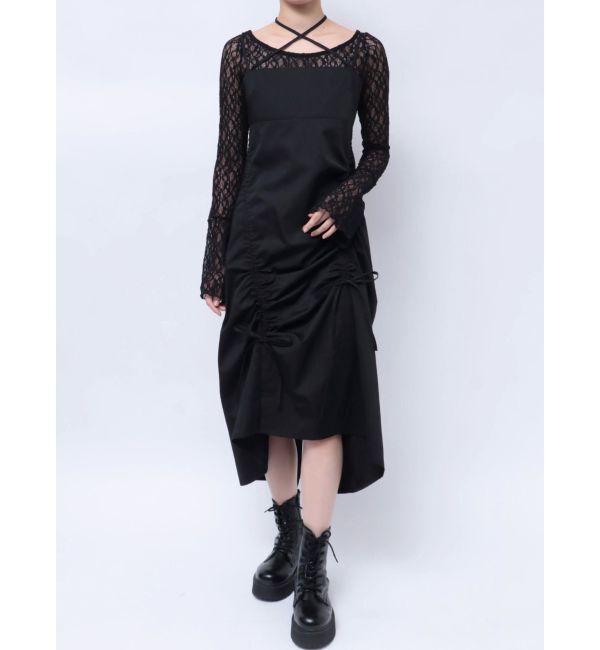 jouetie「イレギュラーギャザーキャミワンピース」|ワンピース|