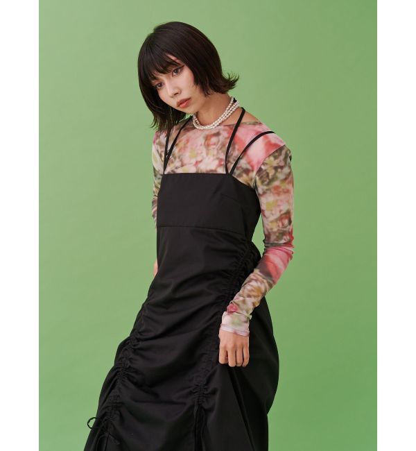 jouetie「イレギュラーギャザーキャミワンピース」|ワンピース|