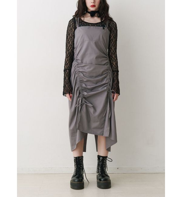 jouetie「イレギュラーギャザーキャミワンピース」|ワンピース|