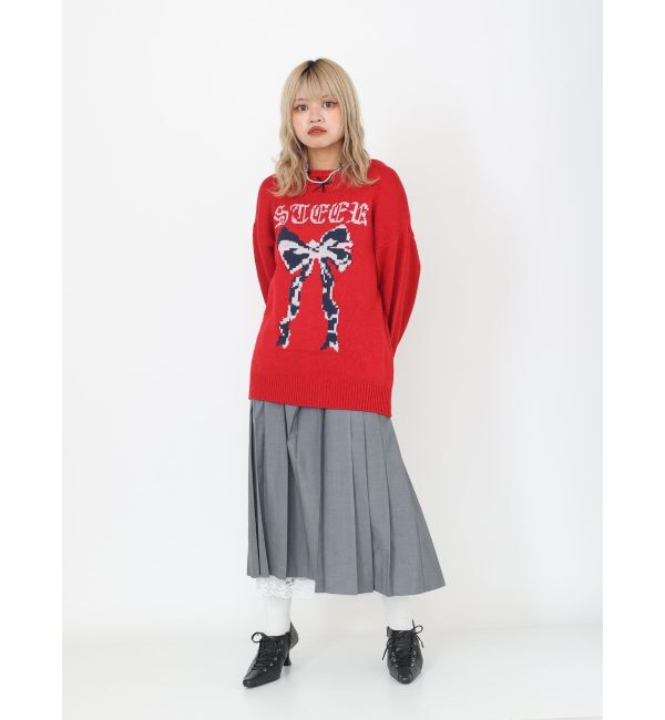 jouetie「ベルトヘムレースプリーツスカート【セットアップ対応】」|スカート|