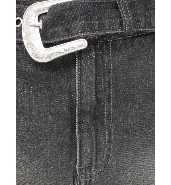 jouetie「ウエスタンバックルベルトスカパン」|デニム|