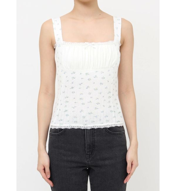 jouetie「ドッキングフリルカットキャミソール」|キャミソール|