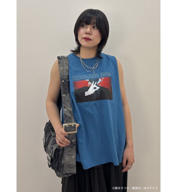 jouetie「【TVアニメ『チェンソーマン』】ノースリーブBIGTシャツ」|Tシャツ・カットソー|
