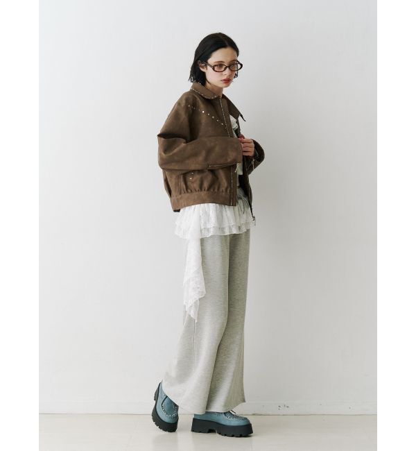 jouetie「レースドッキングスウェットパンツ【セットアップ対応】」|その他|