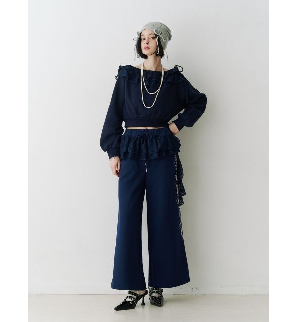 jouetie「レースドッキングスウェットパンツ【セットアップ対応】」|その他|