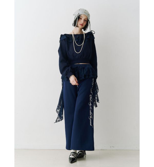 jouetie「レースドッキングスウェットパンツ【セットアップ対応】」|その他|