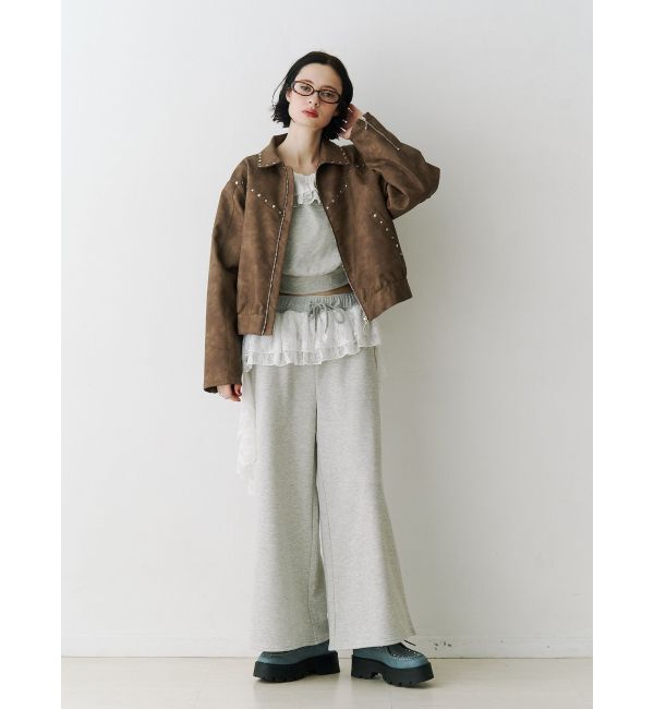 jouetie「レースドッキングスウェットパンツ【セットアップ対応】」|その他|